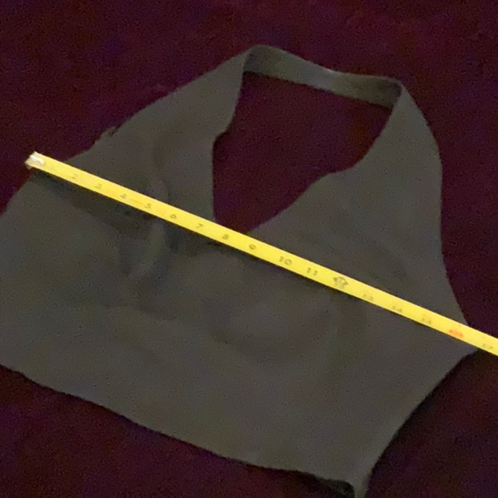 Linda Allard for Ellen Tracy Black Halter Blouse - Picture 7 of 8